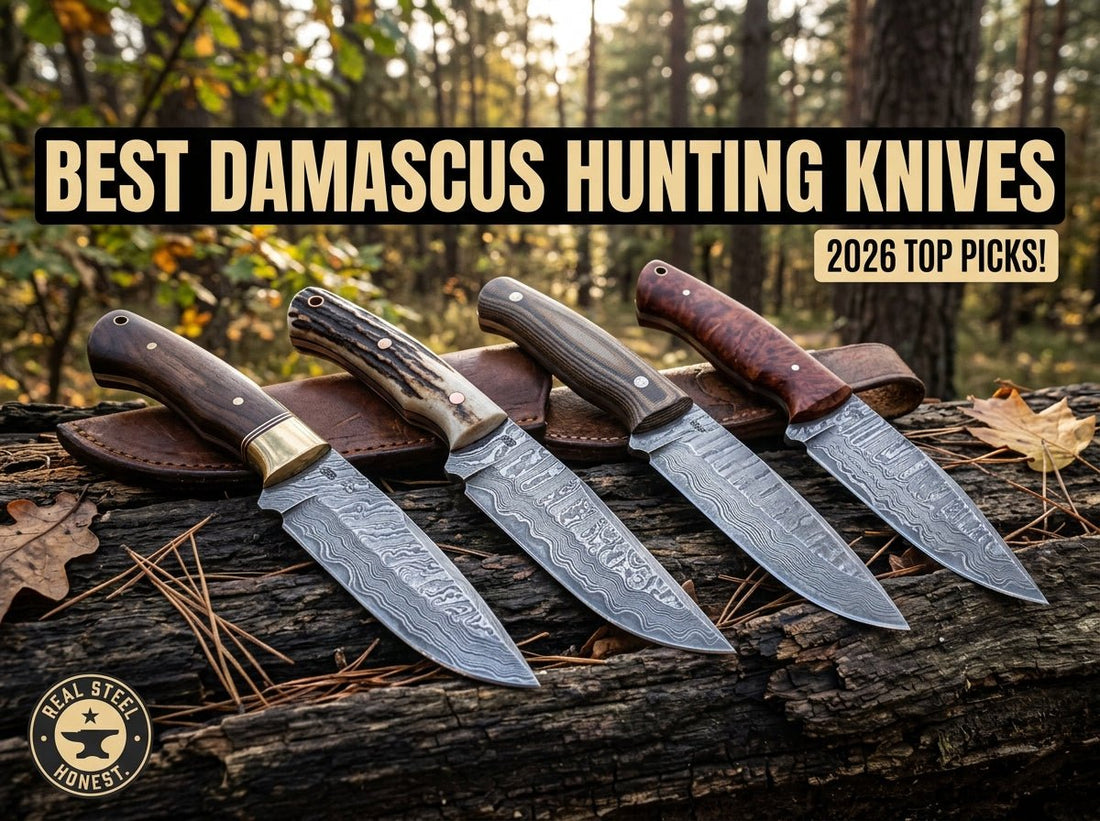Best Damascus Hunting Knives in 2026 (Real Steel, Honest Picks) - Lavish Blade