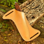 9 Inch Damascus Scout Carry Knife Two-Tone Olive Wood with Steel Pommel - Lavish Blade