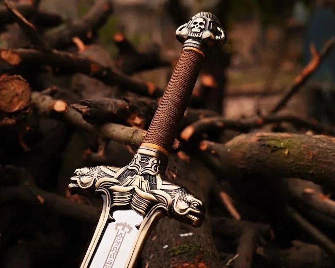 Antiquated Barbarian Warlord Sword Replica 39 Inch Full Tang - Lavish Blade