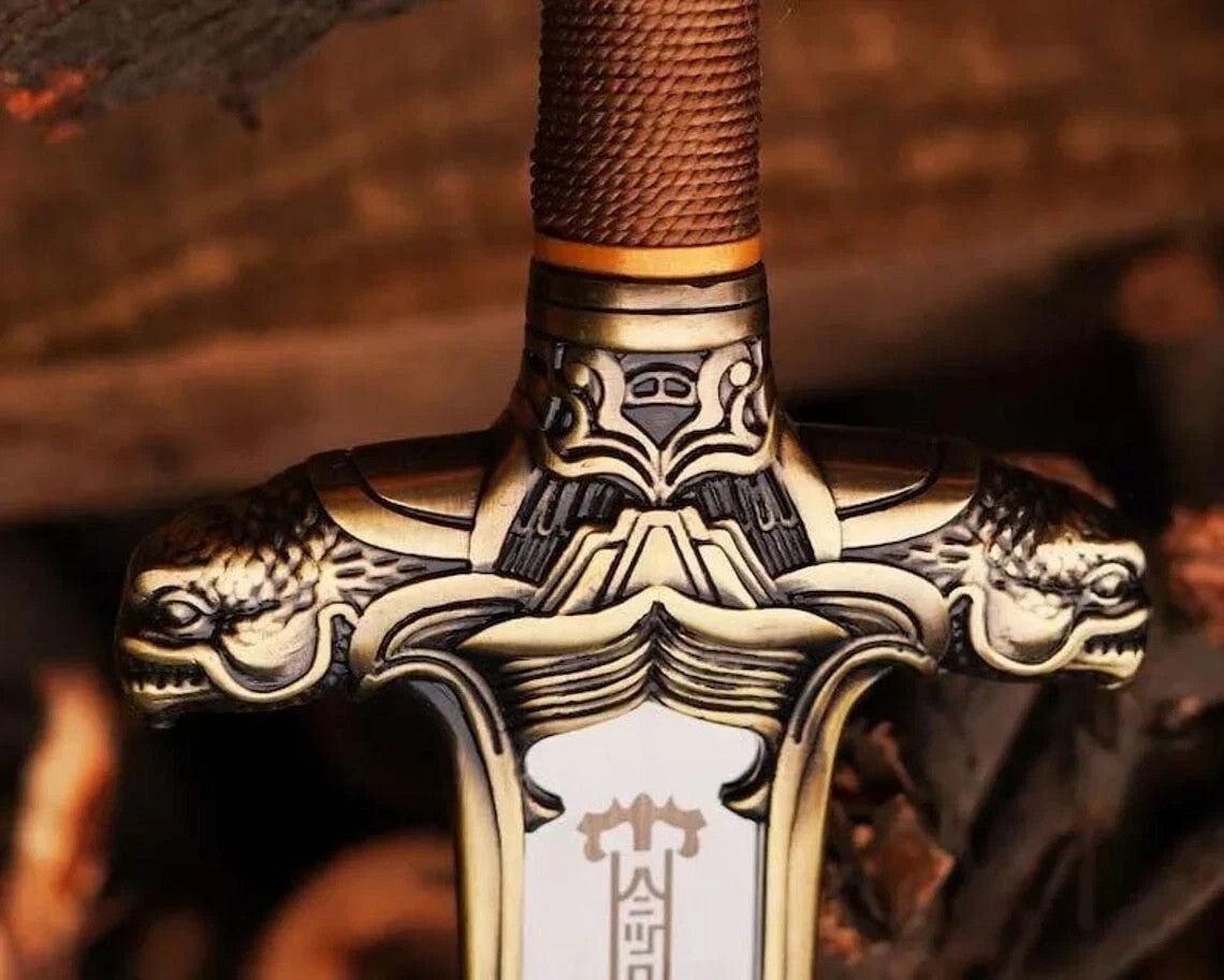 Antiquated Barbarian Warlord Sword Replica 39 Inch Full Tang - Lavish Blade