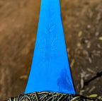 Blue Flame Fantasy Greatsword Replica 39 Inch with Wall Mount - Lavish Blade