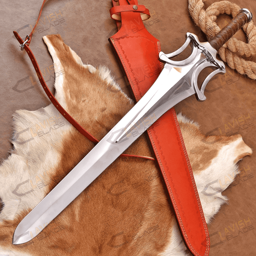 Champion's Power Sword Replica 42 Inch Fantasy Sword with Sheath - Lavish Blade
