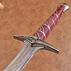 Elven-Style Short Sword Replica 22 Inch Stainless Steel with Scabbard - Lavish Blade