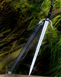 Monster Hunter's Steel Longsword Replica 40 Inch Carbon Steel with Scabbard - Lavish Blade