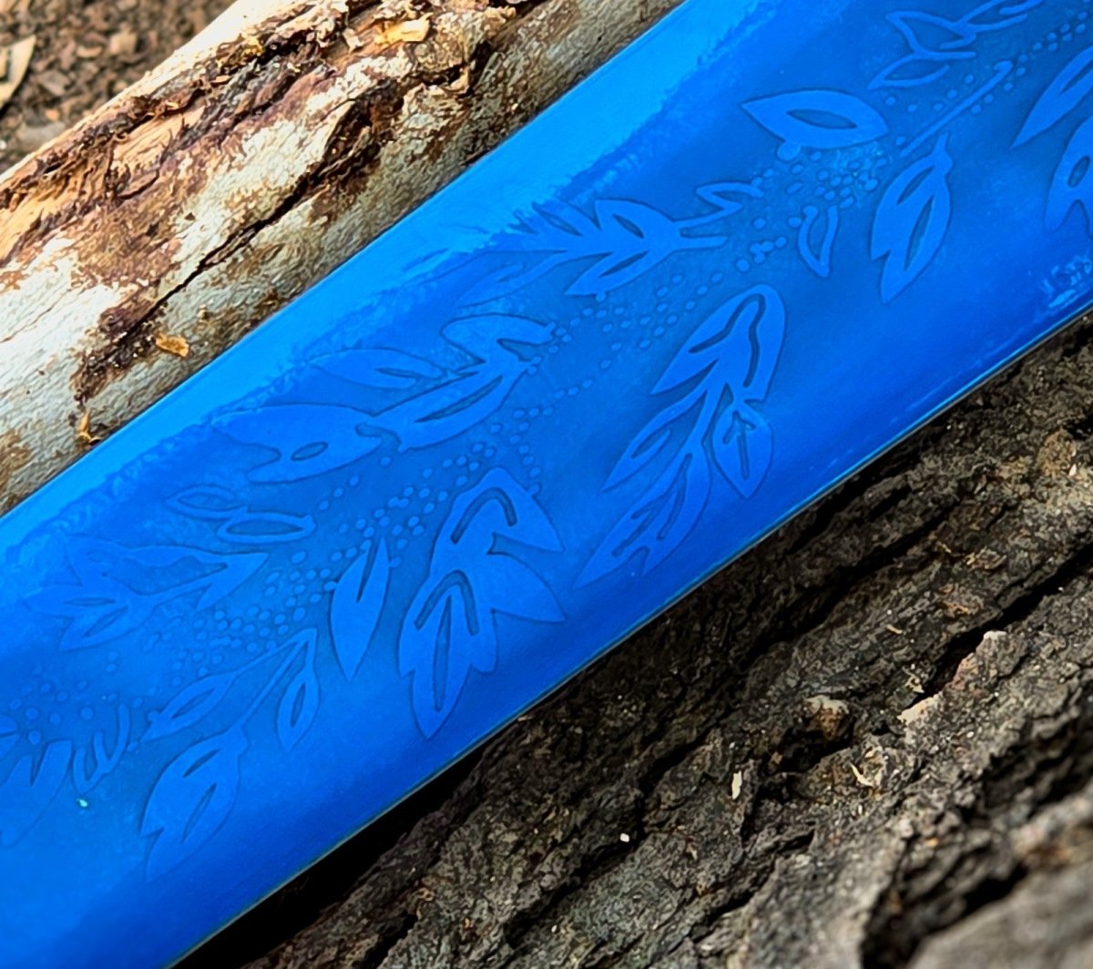 Moonlit Greatsword Replica 39 Inch Blue Fantasy Sword with Wall Mount
