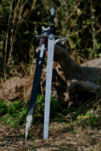 Ranger's Black Longsword Replica 44 Inch with Hidden Companion Knife - Lavish Blade