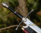 Ranger's Black Longsword Replica 44 Inch with Hidden Companion Knife - Lavish Blade