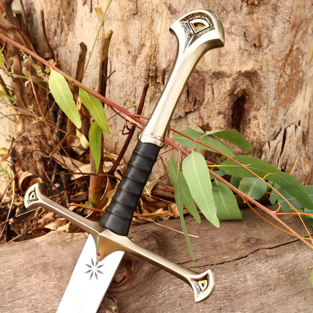 Reforged King's Longsword Replica 42 Inch with Black Scabbard - Lavish Blade