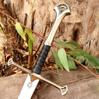 Reforged King's Longsword Replica 42 Inch with Black Scabbard - Lavish Blade