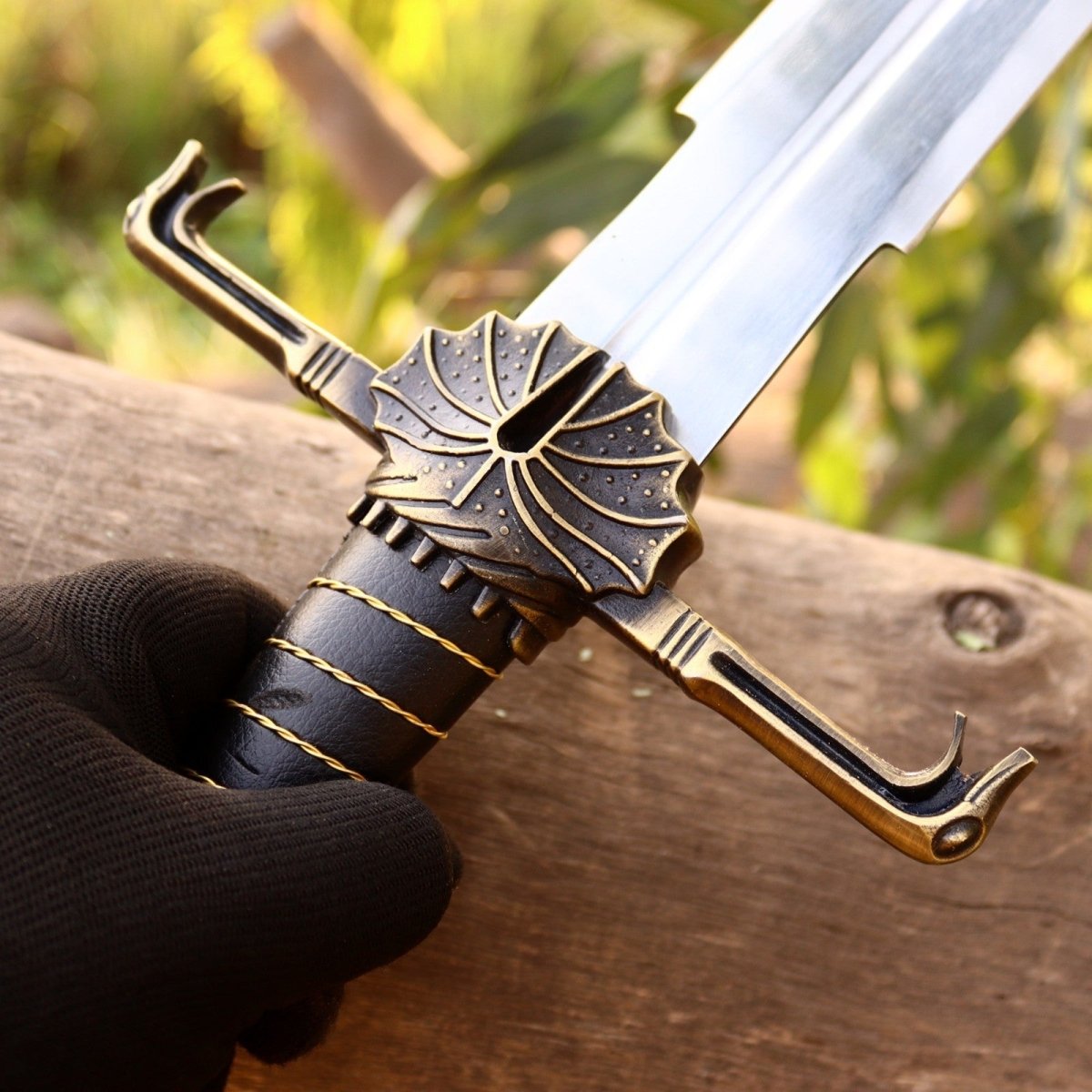 Slender Dragon Longsword Replica 32 Inch Full Metal Cosplay Sword