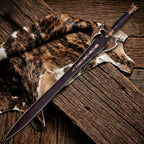 Sword of Darkness Replica 37 Inch Stainless Steel with Wall Plaque - Lavish Blade