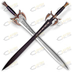 Sword of Darkness Replica 37 Inch Stainless Steel with Wall Plaque - Lavish Blade