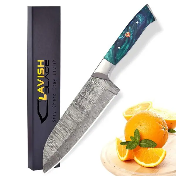 Handmade Damascus Steel Chef Knife Hand Forged Damascus Knife by Lavish Blade 6
