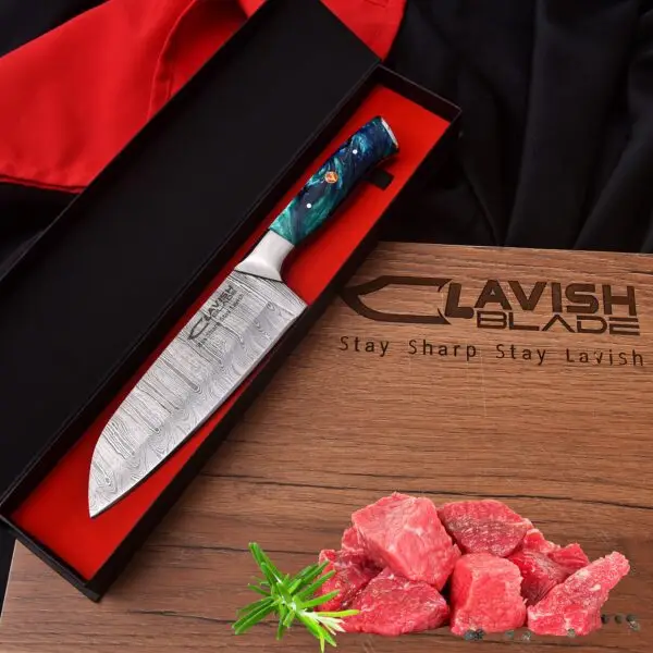 Handmade Damascus Steel Chef Knife Hand Forged Damascus Knife by Lavish Blade